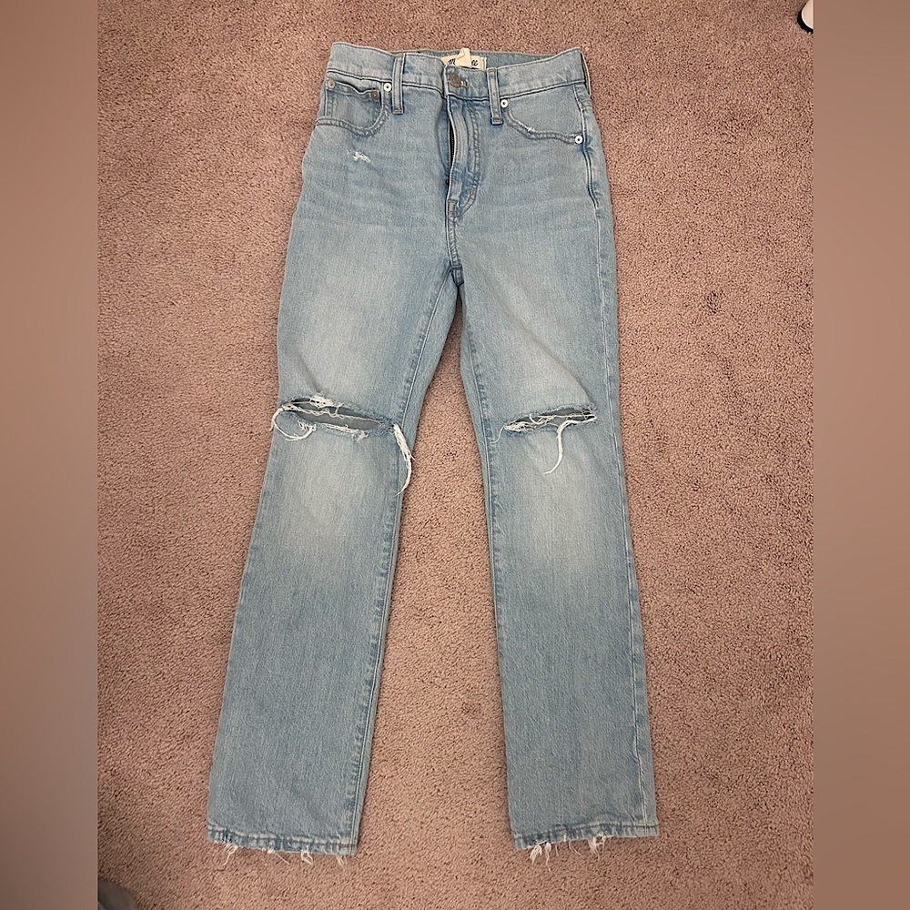 Madewell Petite Straight Leg Jeans size 23 (23P)